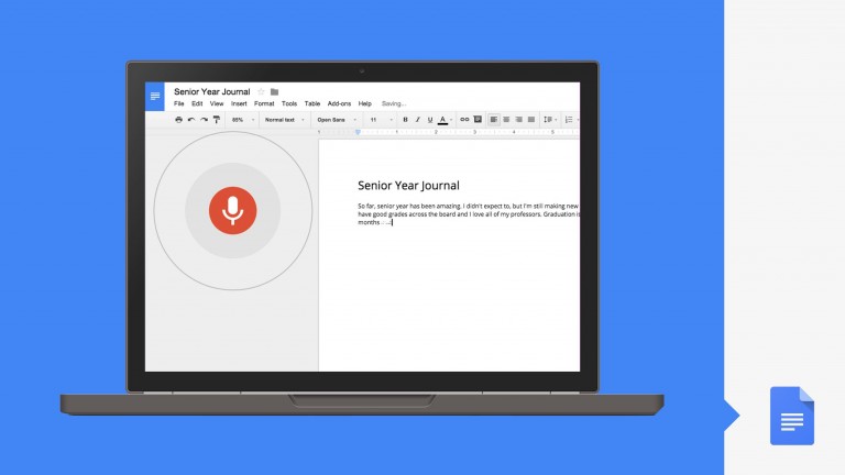 Google preko Google Docsa omogućio da pišete i uređujete tekst bez korištenja ruku