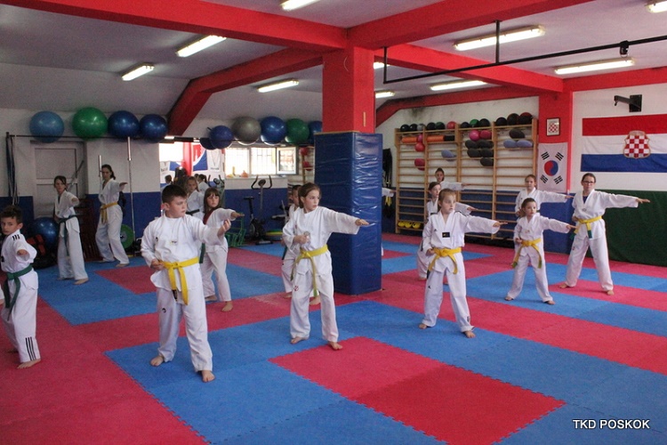 U „Taekwondo domu Poskok“ održano polaganje za učeničke pojaseve