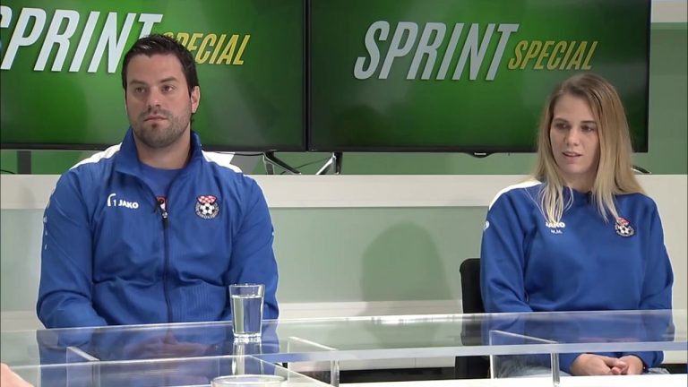 VIDEO: Trener ŽNK Široki Brijeg Ivan Kvesić i kapetanica Matea Marušić gosti emisije Sprint Special