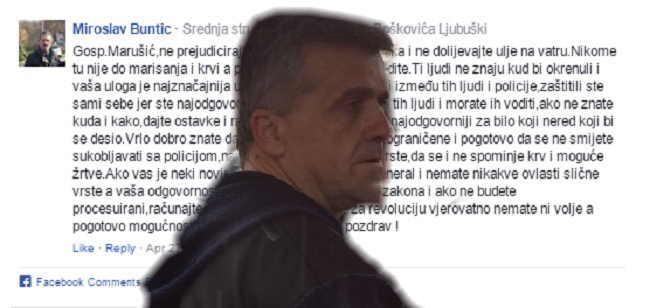 VLADO MARUŠIĆ: Odgovor komentatoru Miroslavu Buntiću na moj tekst “maske su pale“, objavljen na portalu SirokiBrijeg.info