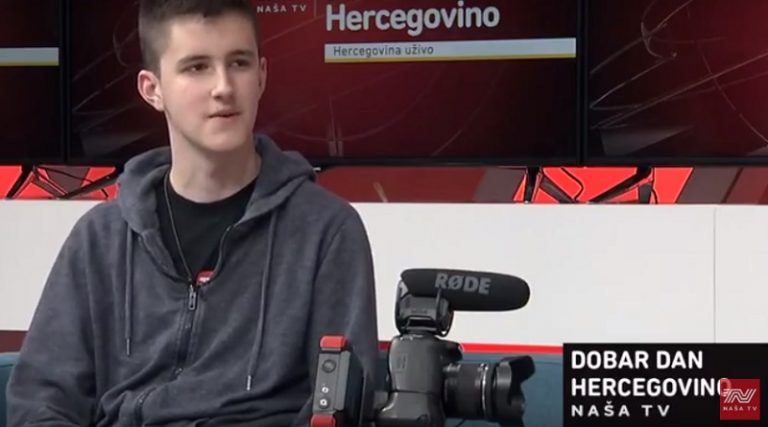 VIDEO: Mladi Širokobriježanin Hrvoje Bazina pred sobom ima svijetlu filmsku budućnost