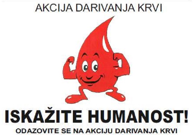 NAJAVA: Akcija dobrovoljnog darivanja krvi u Uzarićima u utorak, 6. lipnja