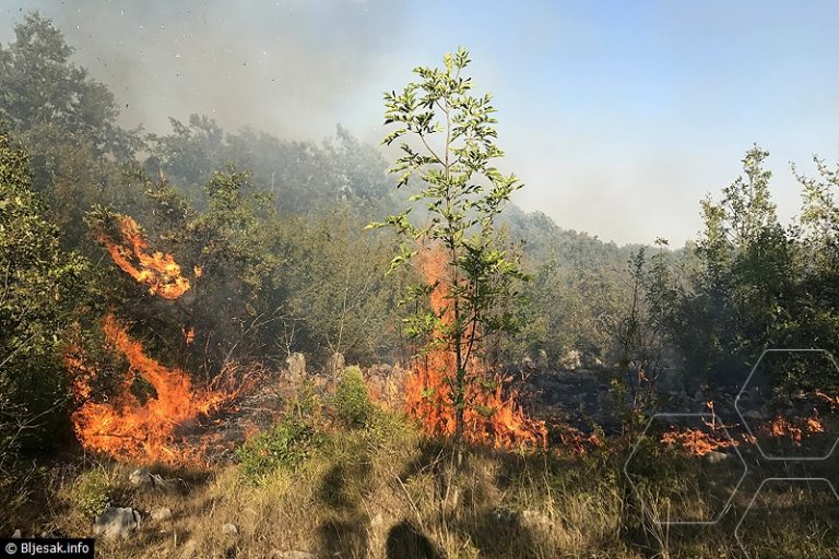 Vatrogasci su nadljudskim naporima ugasili dva velika požara na području Širokog Brijega