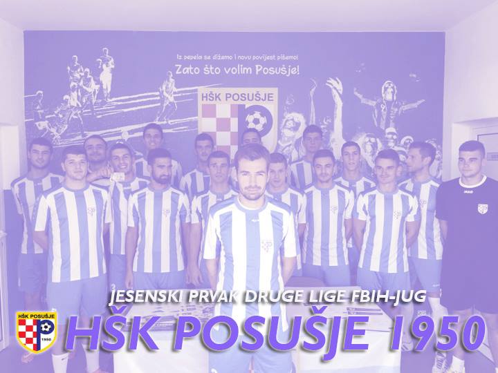 Nogometaši HŠK Posušja prošetali ligom uz brojne rekorde i zasluženo uzeti titulu jesenskog prvaka