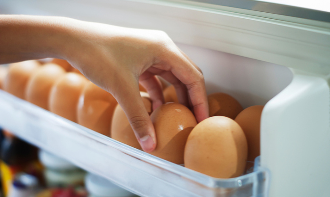 Štetnost čuvanja jaja u vratima hladnjaka