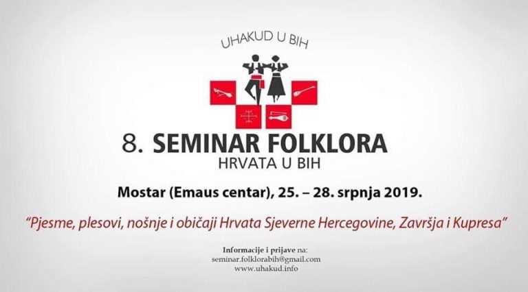NAJAVA: Krenule prijave na Seminar folklora Hrvata u BiH