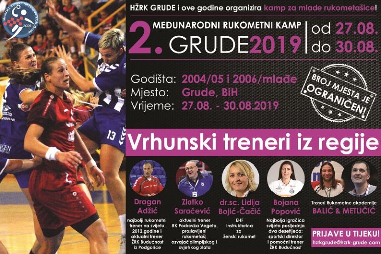NAJAVA: Najbolji svjetski rukometaši na 2.Festivalu ženskog rukometa – Grude 2019.