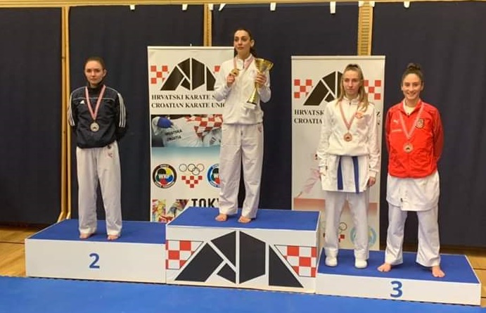 Širokobriježanki Petri Zeljko bronca na seniorskom prvenstvu Hrvatske u karateu