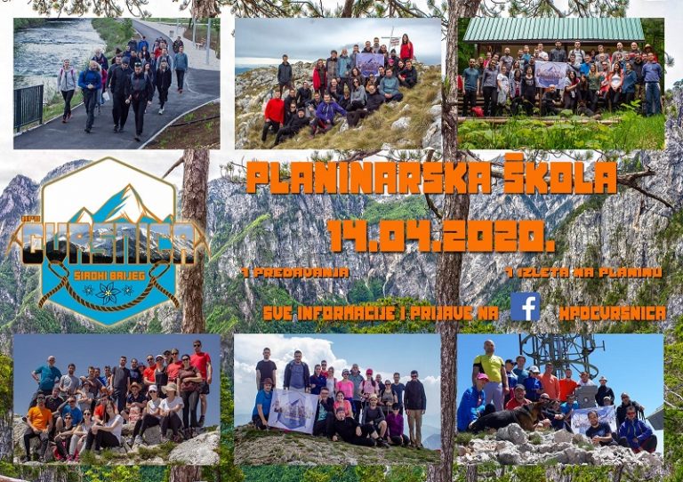 PRIJAVITE SE: HPD Čvrsnica i ove godine organizira planinarsku školu u Širokom Brijegu