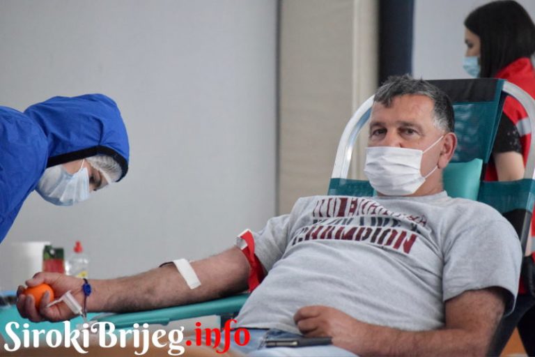 NAJAVA: Akcija dobrovoljnog darivanja krvi za branitelje i građanstvo u Širokom Brijegu