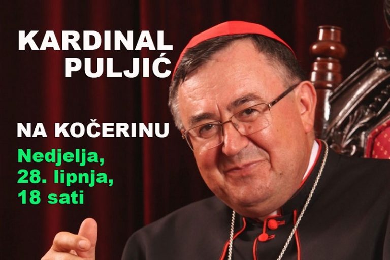 NAJAVA: Kardinal Puljić za Petrovdan na Kočerinu