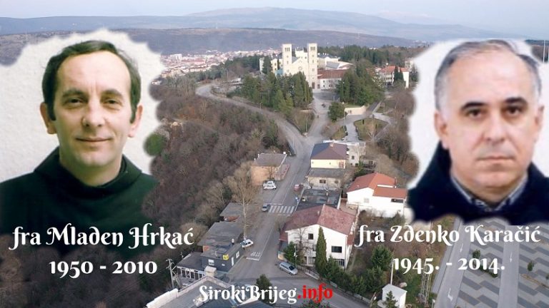 Na današnji dan su nas napustili iz ovozemaljskog života, fra Zdenko Karačić i fra Mladen Hrkać