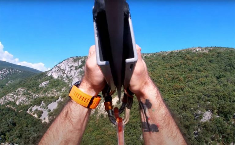 VIDEO: Testiranje zip line-a nad širokobriješkim prirodnim biserom Borak