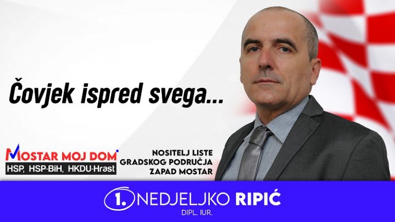 Nedjeljko Ripić: Grad Mostar mora pomoći svojim žiteljima
