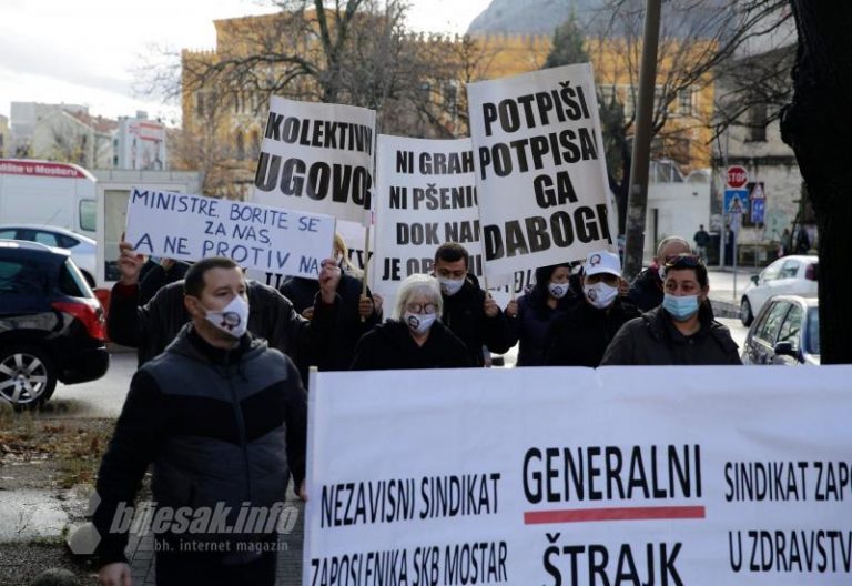 VIDEO: Generalni štrajkom liječnika u Mostaru poručeno nadležnim da se s njima ne zaj…!